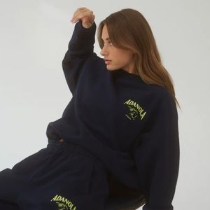 Adanola Oversized Sweatshirt Navy (crewneck)